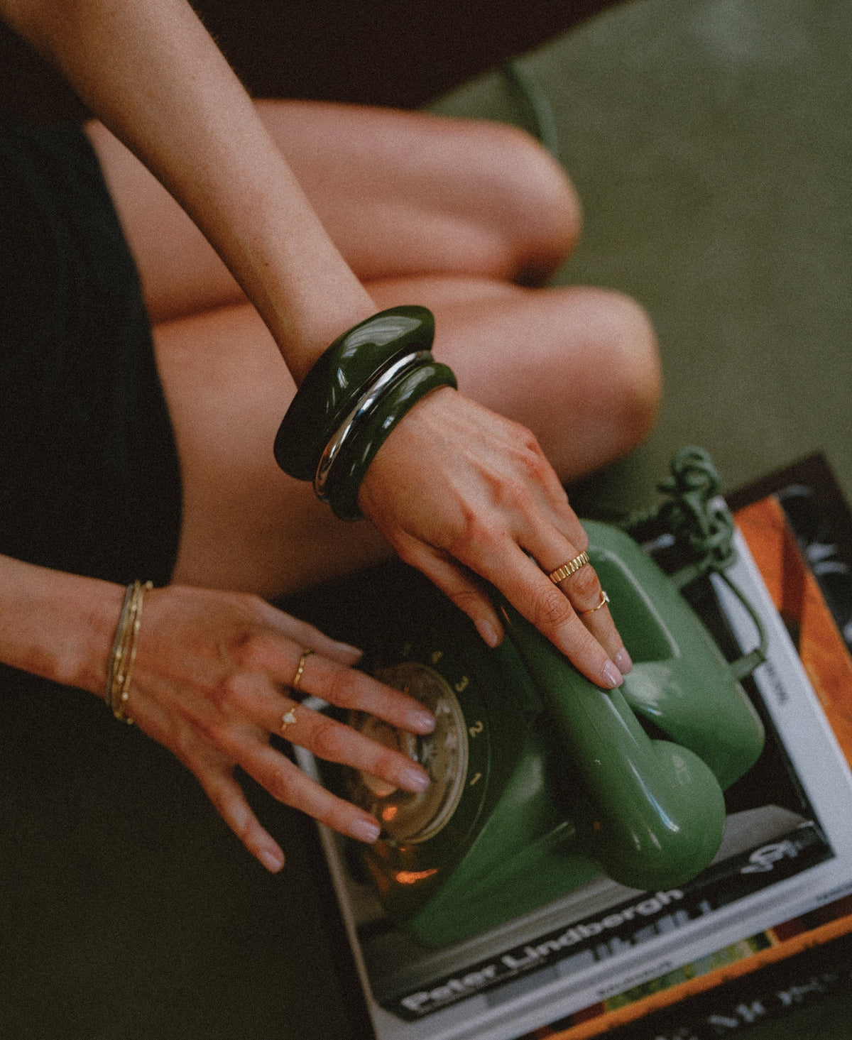Olive Bangle Set